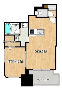 シャイニング上荒田【4階】の間取り
