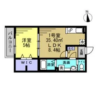 フェニックス南流山【1階】の間取り