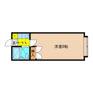 スカイハイツ千歳【2階】の間取り