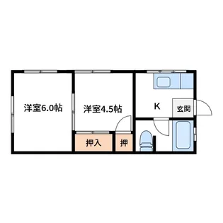 新井マンション【3階】の間取り