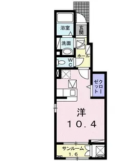 フラン ブリーズ【1階】の間取り