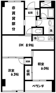 ウイング【3階】の間取り