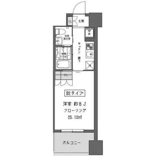 ガーデン蒲田【7階】の間取り