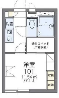 レオパレス南田園第3【2階】の間取り