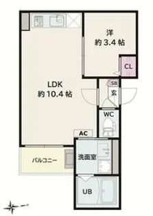 Jack todanishiI【2階】の間取り