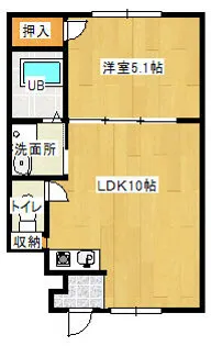 パークプラナス【1階】の間取り