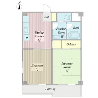 山本マンション【2階】の間取り