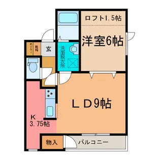 リリーハイツ【2階】の間取り