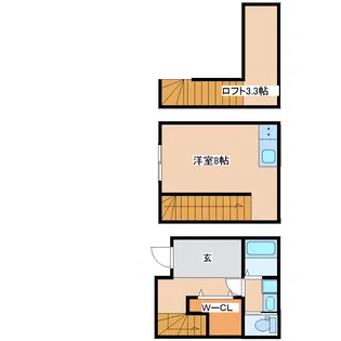 ノヴァ原町A【1階】の間取り