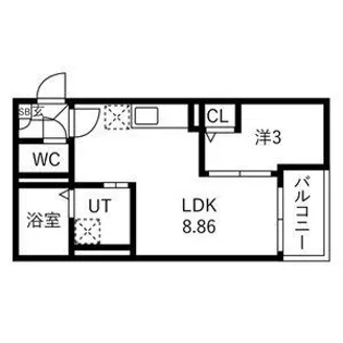 Jack higashimatsuyamaI【3階】の間取り