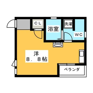 fino 1st【3階】の間取り