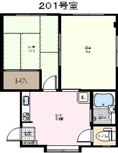 ガーデンヒルズ634【2階】の間取り