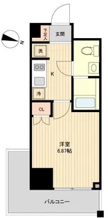 レノス新子安【9階】の間取り