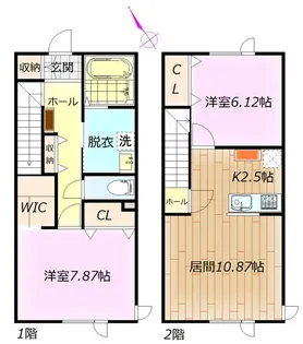 LUX FORT(ラグフォート)の間取り
