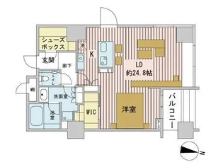 プライムメゾン大通公園【3階】の間取り