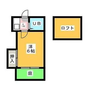 シーズンコート山王【1階】の間取り