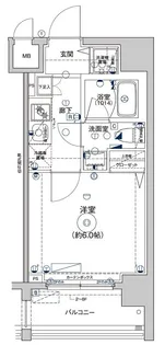 Le a横濱コアフォート【3階】の間取り