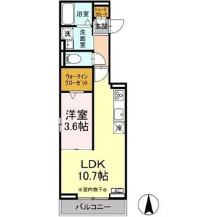 アビテ那加門前町【2階】の間取り