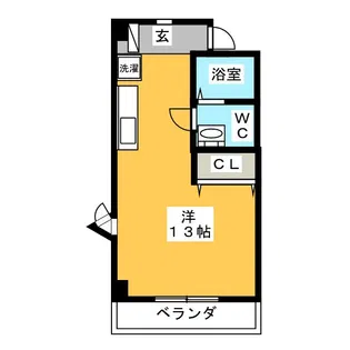 レジデンス ラ ブラゾン ミナミ【3階】の間取り
