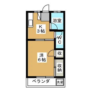 メゾン聖武【2階】の間取り