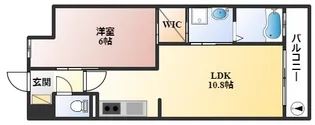 ベルクール豊中【3階】の間取り