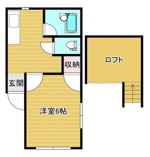 ヴィラ弁天橋【1階】の間取り