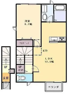 グレイスコート【2階】の間取り