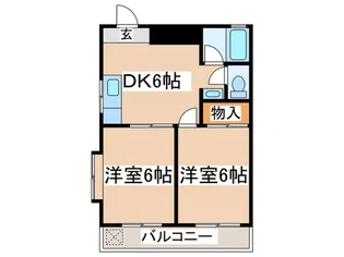 グリ-ンハイツ多摩【3階】の間取り