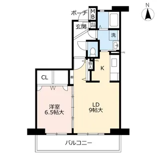 URアーベインルネス足立公園【3階】の間取り