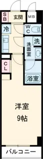 アルテカーサアリビエ東京イースト【4階】の間取り