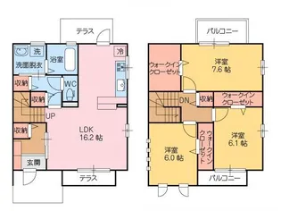 静岡県沼津市中瀬町【一戸建】の間取り