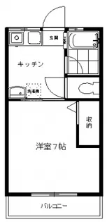 椿コーポ【2階】の間取り