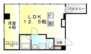 lycka minamisassaguchi 3A ネットフリー【3階】の間取り