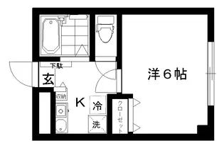 プチヘヴン【3階】の間取り
