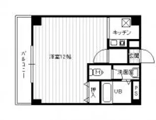 西本番町マンション【3階】の間取り