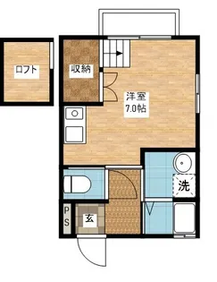 ハッピーキャッスル【2階】の間取り