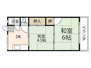 浜本マンション【3階】の間取り