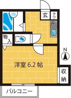 カサベルデ【2階】の間取り