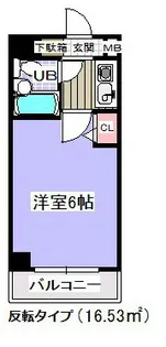 シャトレ―舞浜【2階】の間取り