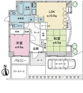 ユッサ浦和【1階】の間取り