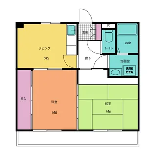 アメニティ朝倉【1階】の間取り