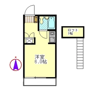 メゾン東海大【2階】の間取り