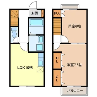 三重県津市久居二ノ町【一戸建】の間取り