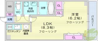 ライフシティ【1階】の間取り