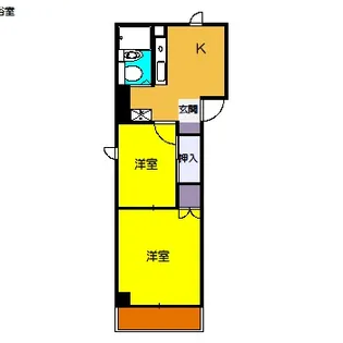 コーポKEN【5階】の間取り