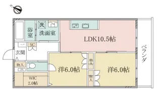 (シニア限定)ヘーベルヴィレッジ大宮櫛引町~フォンターナ大宮~【3階】の間取り