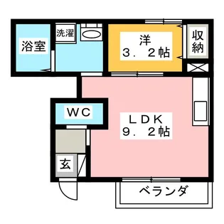 コンフォートMilty【1階】の間取り
