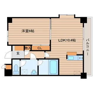 プラッツ木町【2階】の間取り