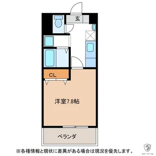 メゾンドOasis【3階】の間取り