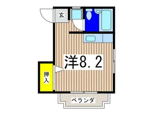 イディアフジサワハイツ【2階】の間取り
